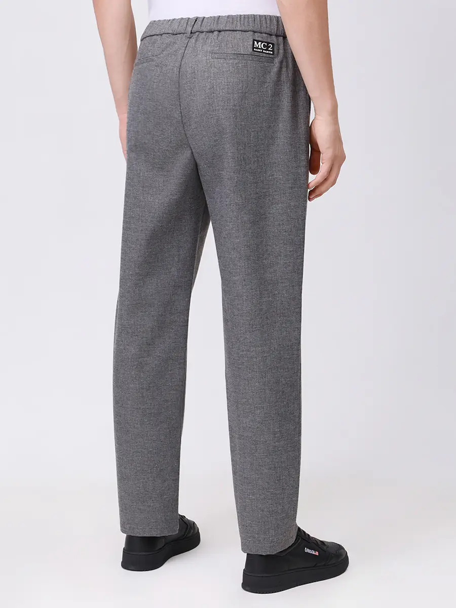 Брюки однотонные