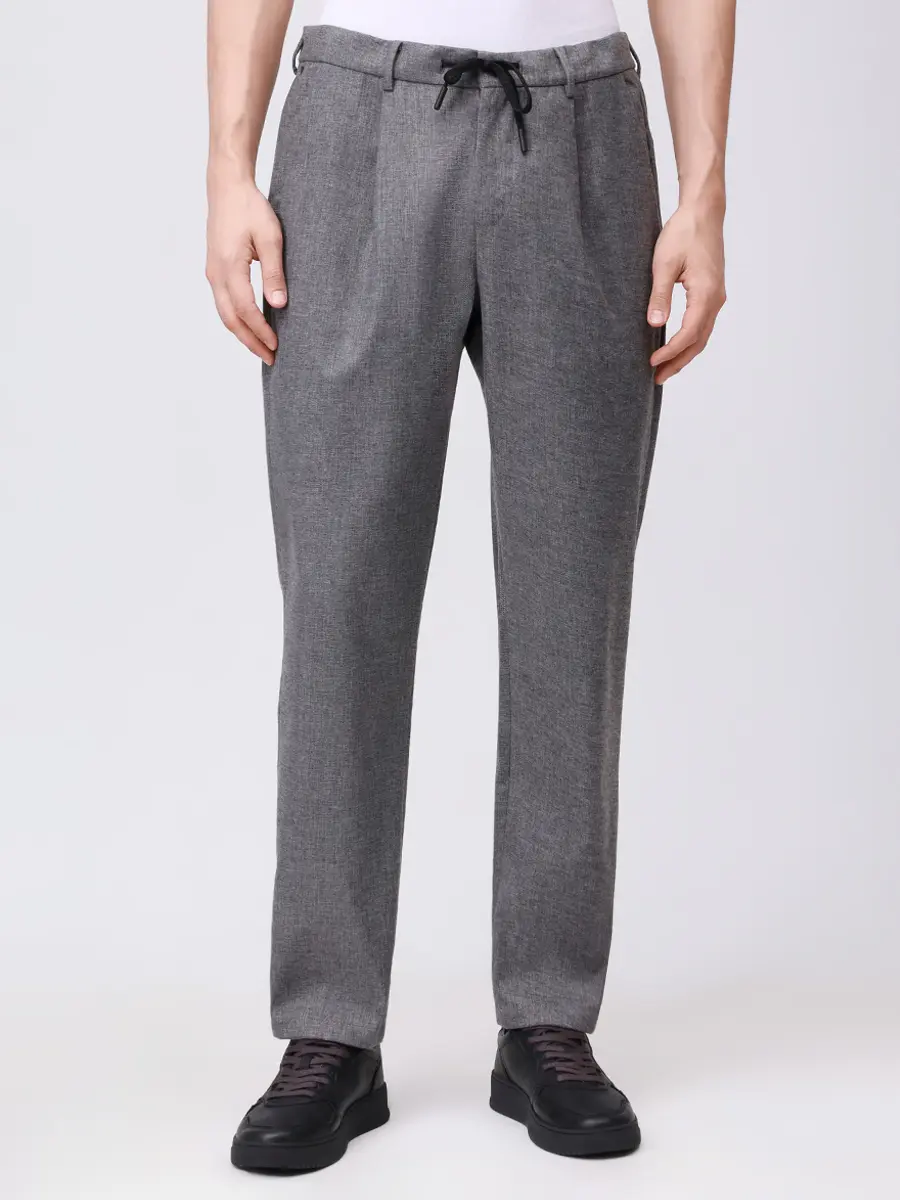 Брюки однотонные