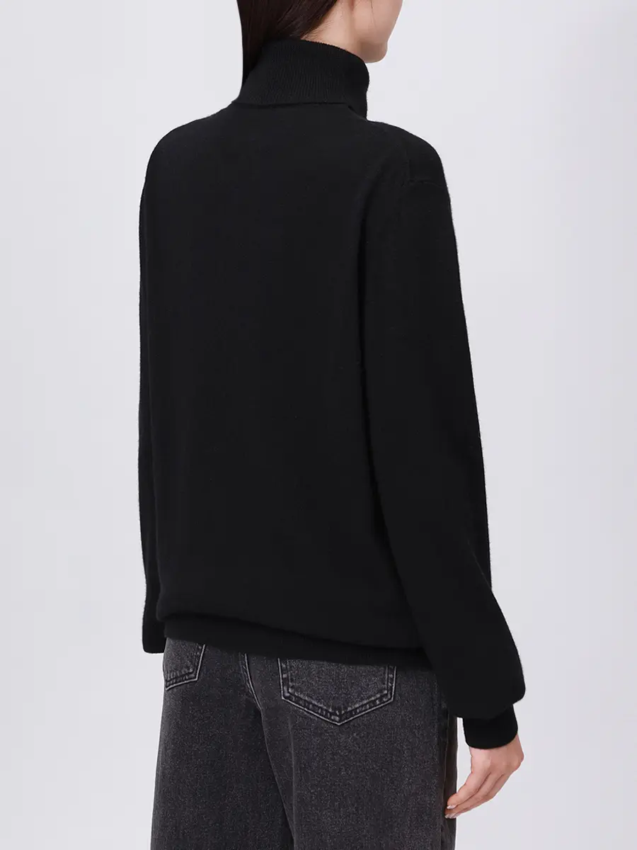 Водолазка однотонная