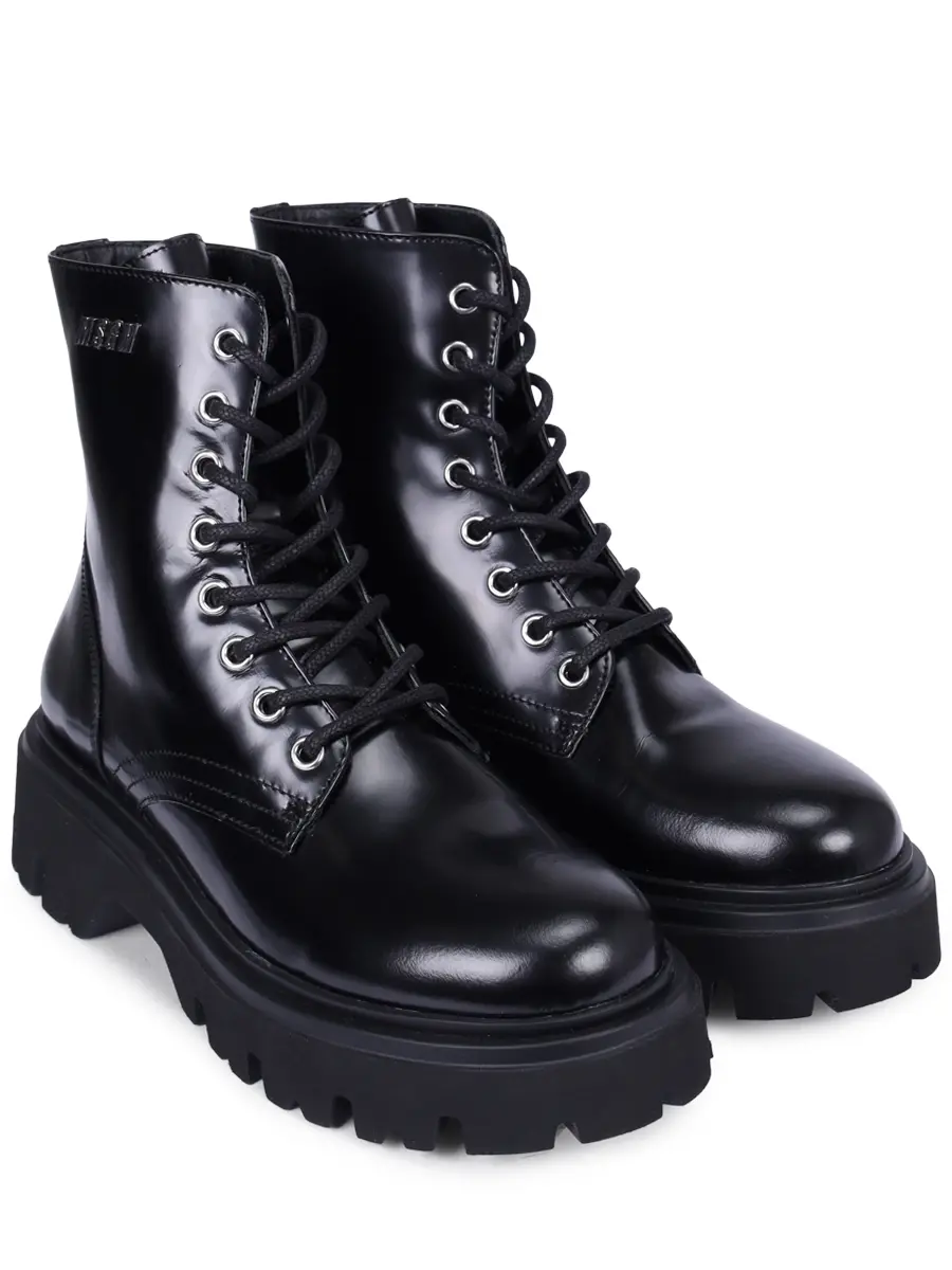 Ботинки кожаные