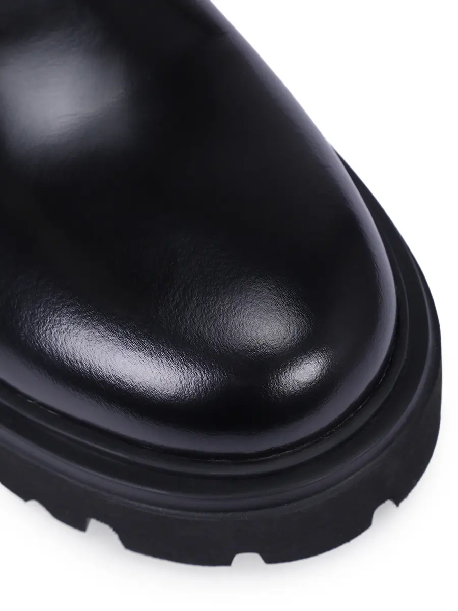 Ботинки кожаные