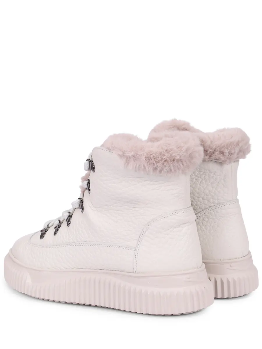 Кеды кожаные на меху