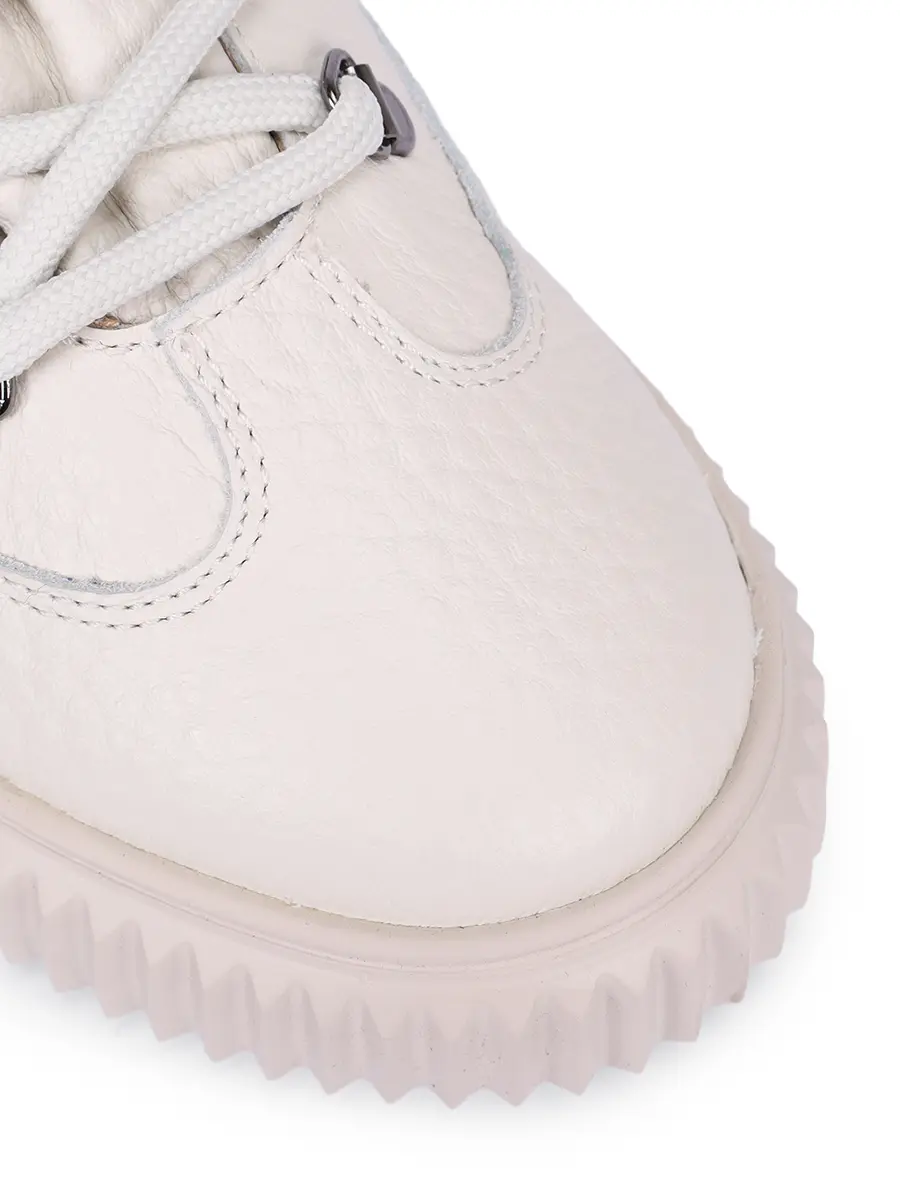 Кеды кожаные на меху