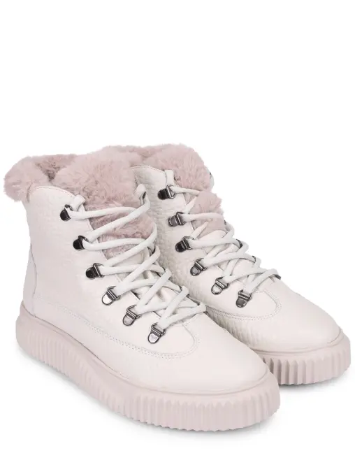 Кеды кожаные на меху VOILE BLANCHE