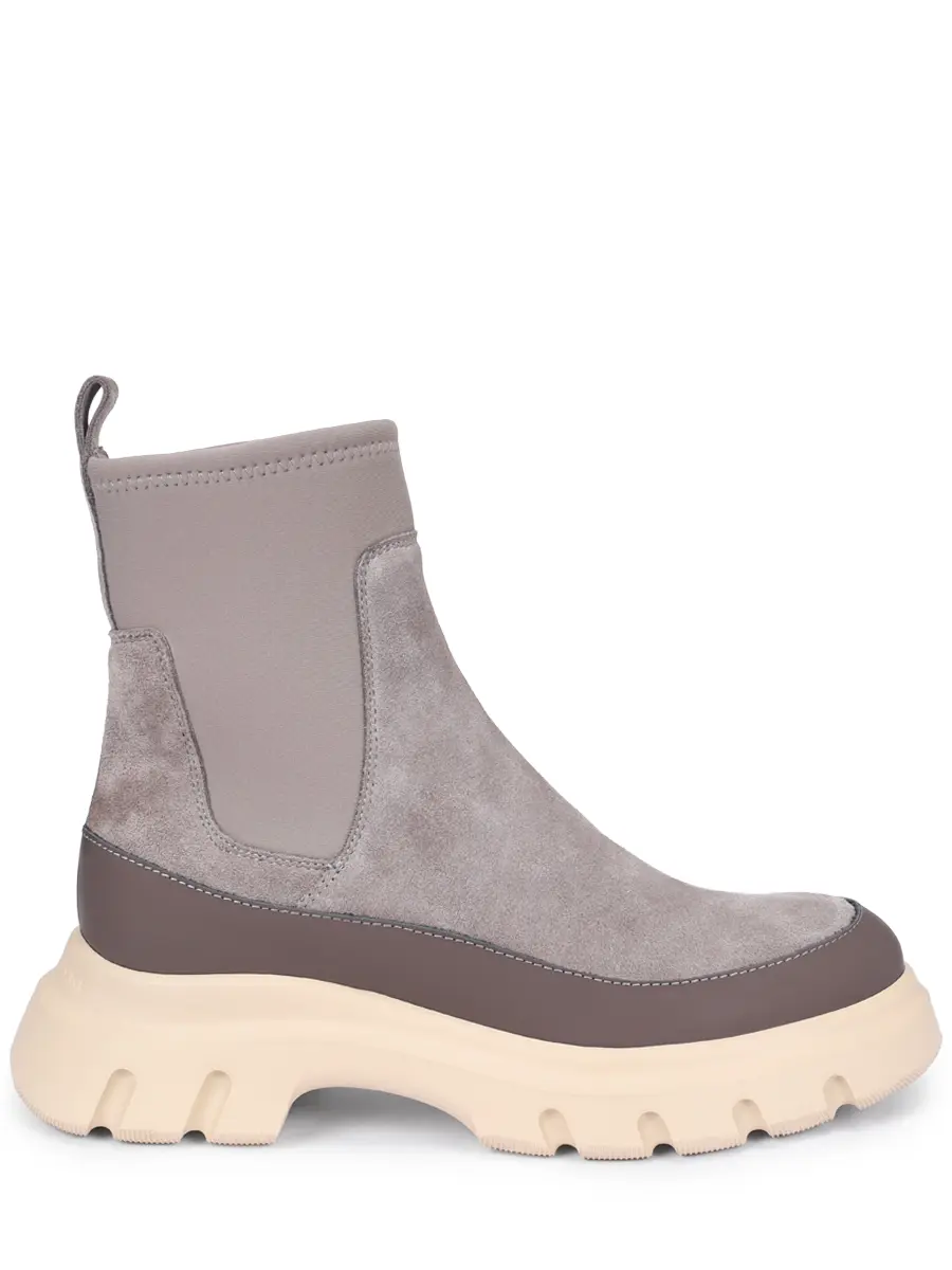 Ботинки замшевые