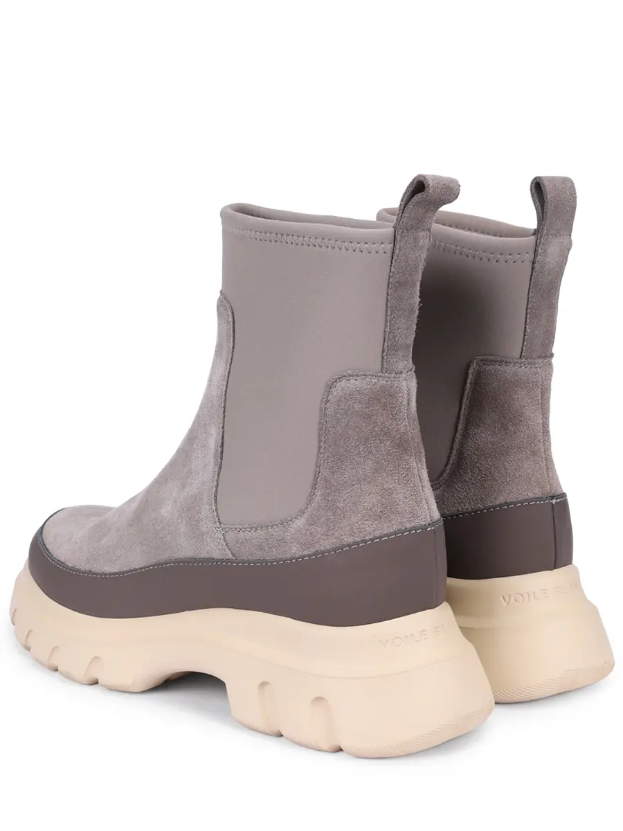 Ботинки замшевые