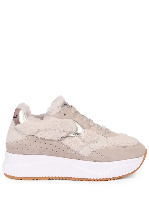 Кроссовки замшевые на меху VOILE BLANCHE