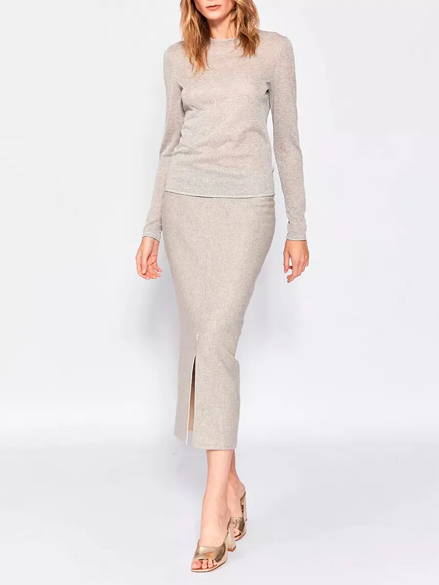 Юбка кашемировая