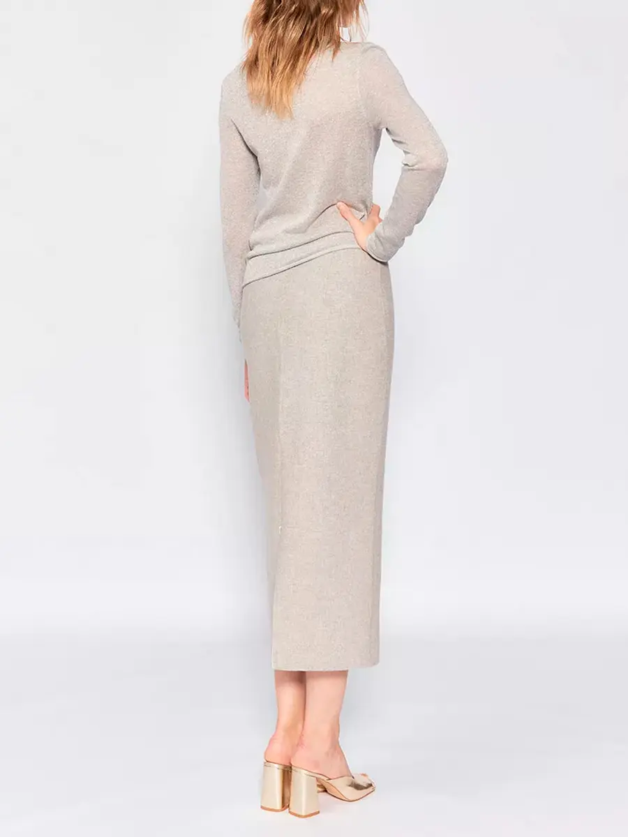 Юбка кашемировая