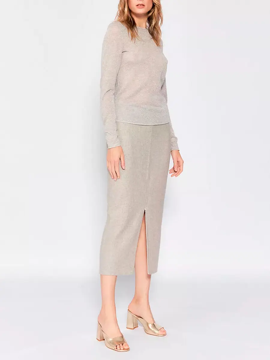 Юбка кашемировая