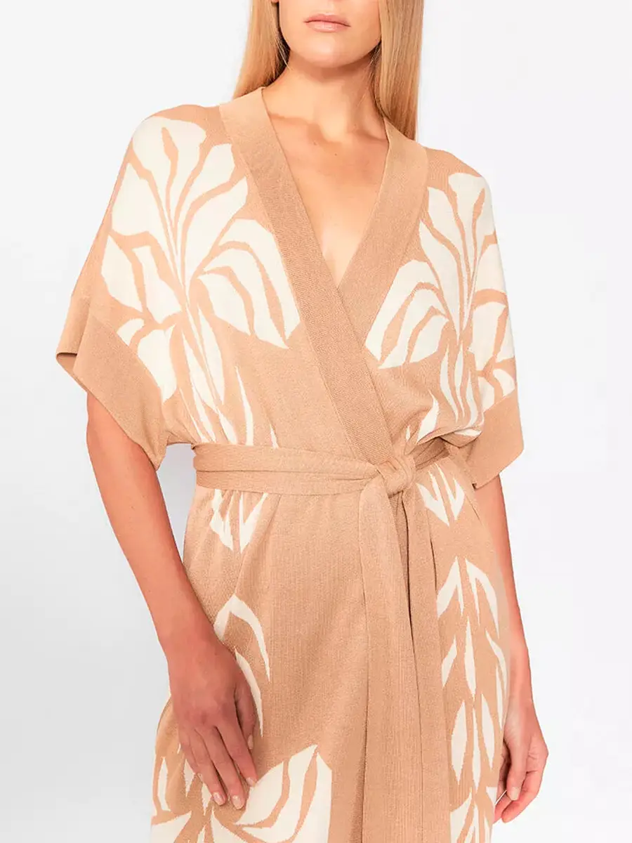 Платье из шелка и вискозы