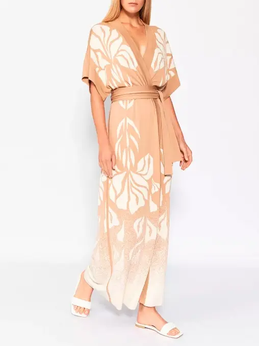 Платье из шелка и вискозы FREE AGE