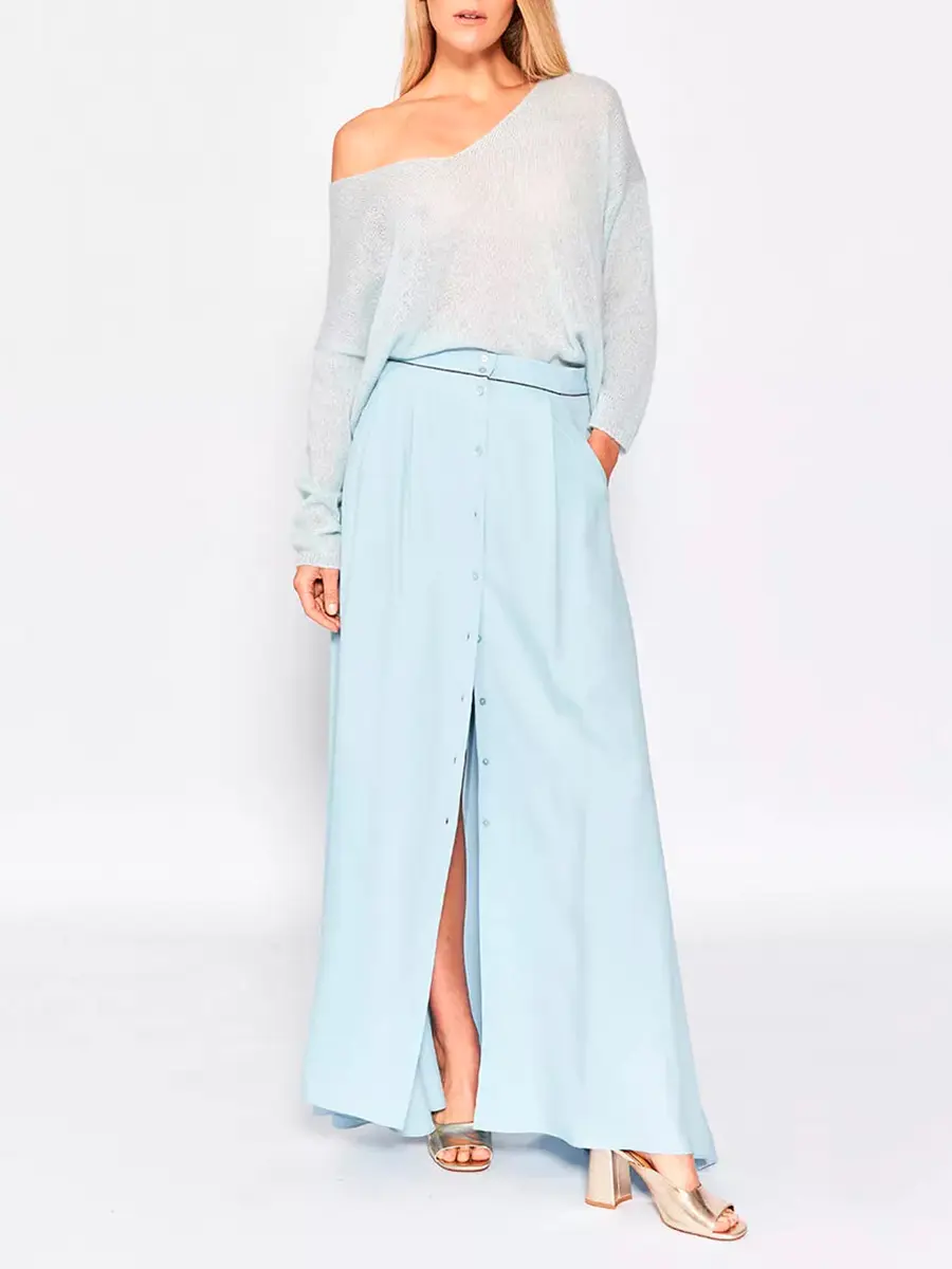 Юбка шелковая