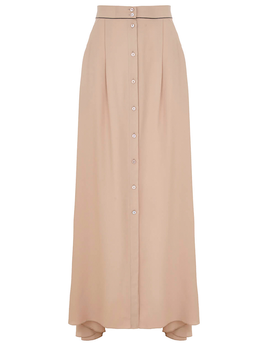 Юбка шелковая