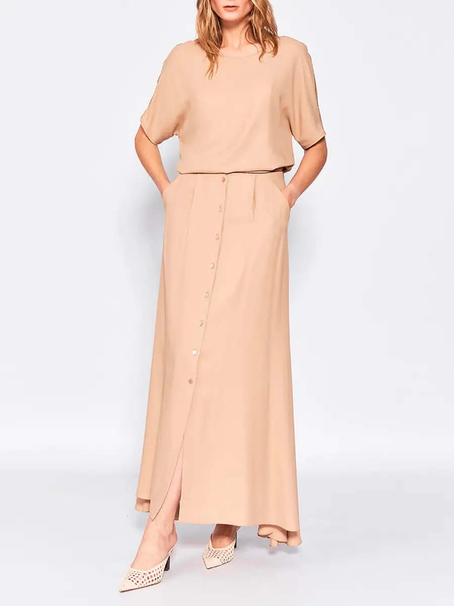 Юбка шелковая