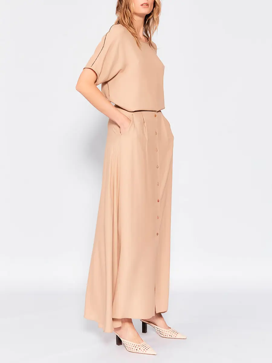 Юбка шелковая