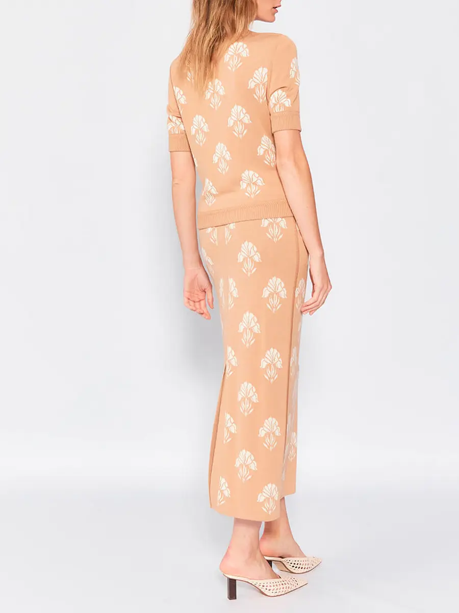 Юбка из шелка и вискозы