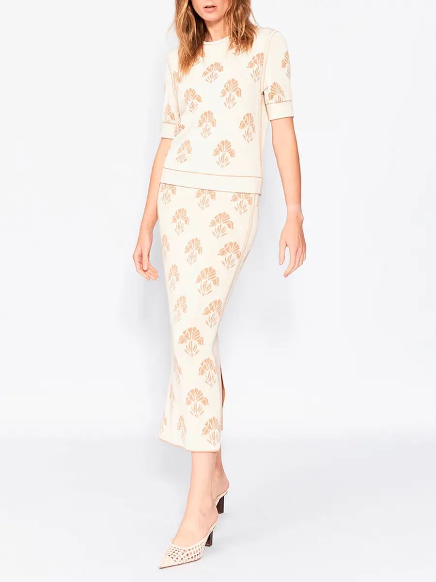 Юбка из шелка и вискозы