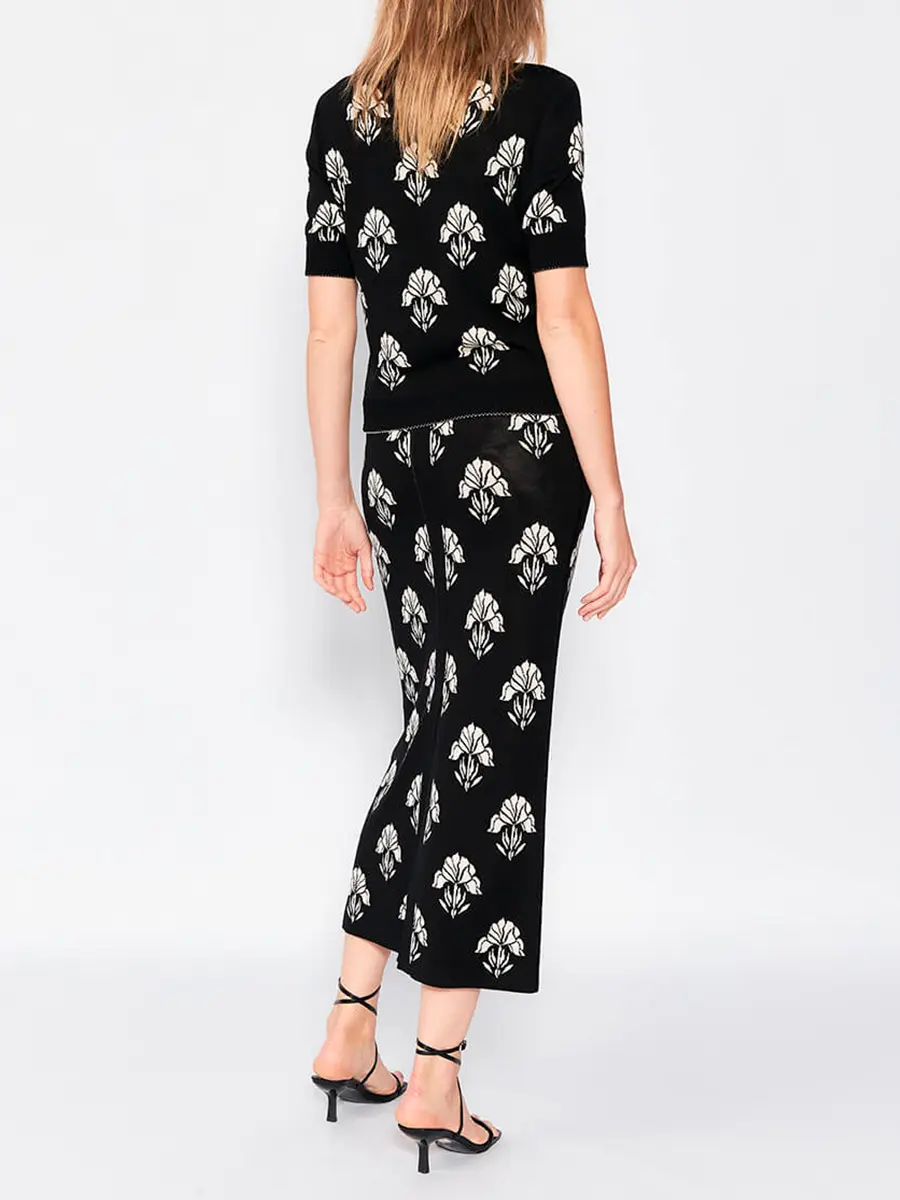 Юбка из шелка и вискозы