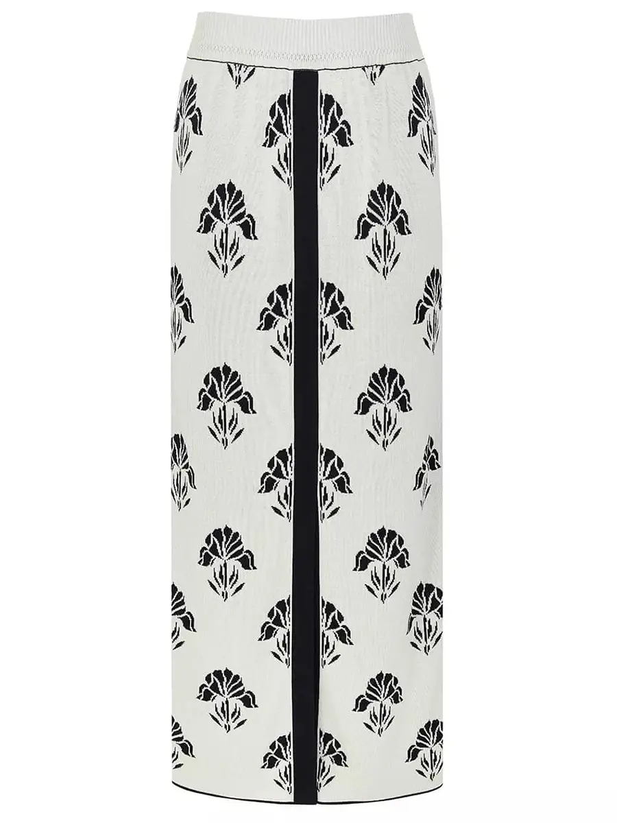 Юбка из шелка и вискозы