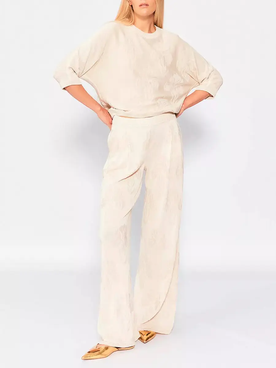 Брюки шелковые