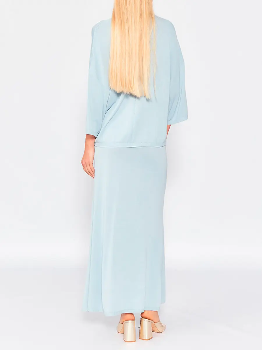 Юбка из шелка и вискозы