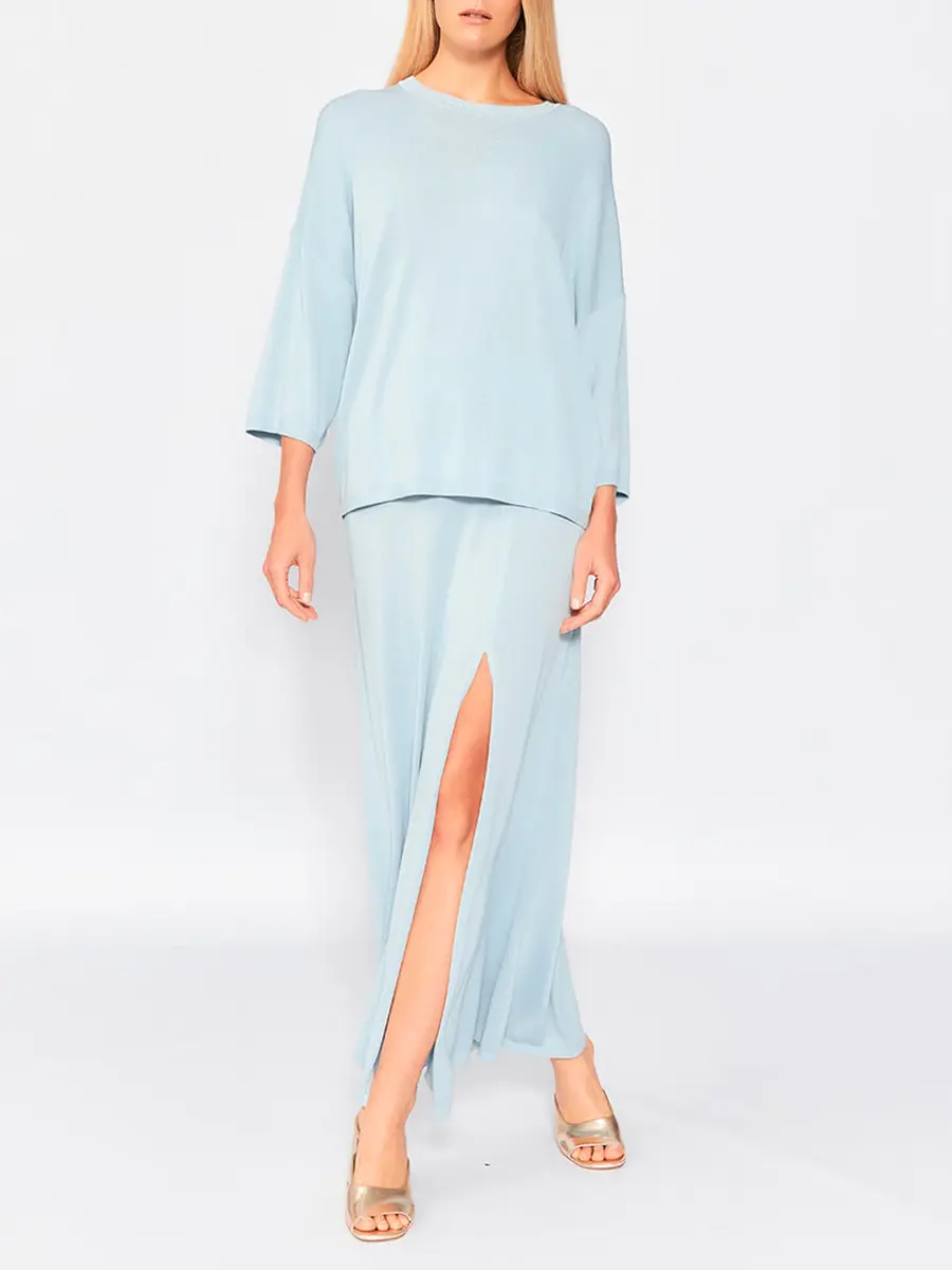 Юбка из шелка и вискозы