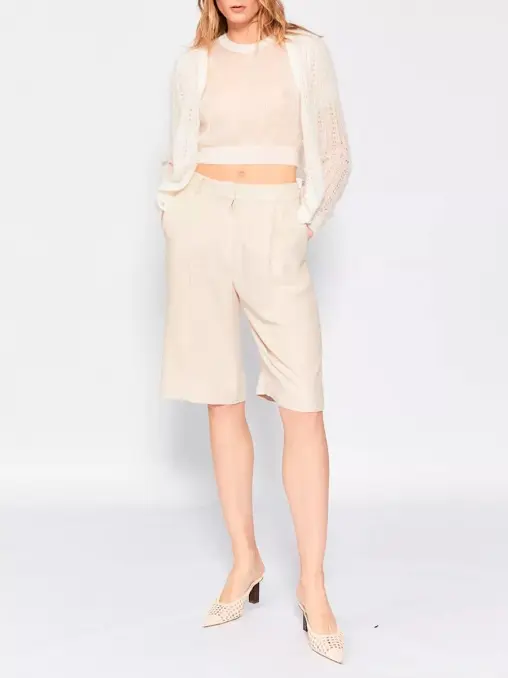 Шорты изо льна и вискозы FREE AGE