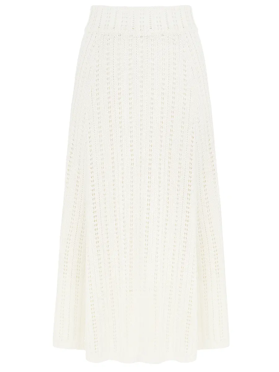 Юбка из шелка и хлопка