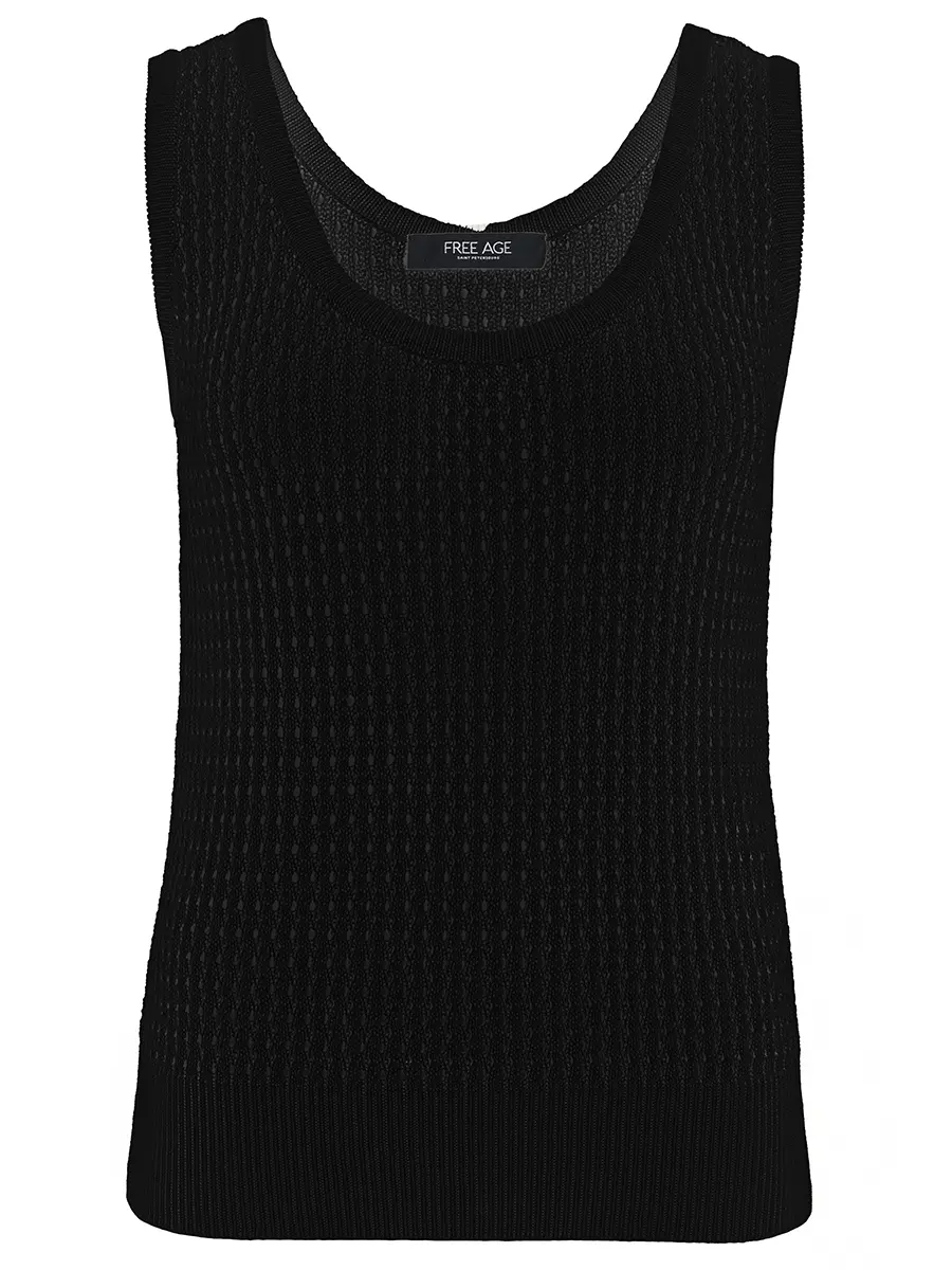 Топ из шелка и хлопка