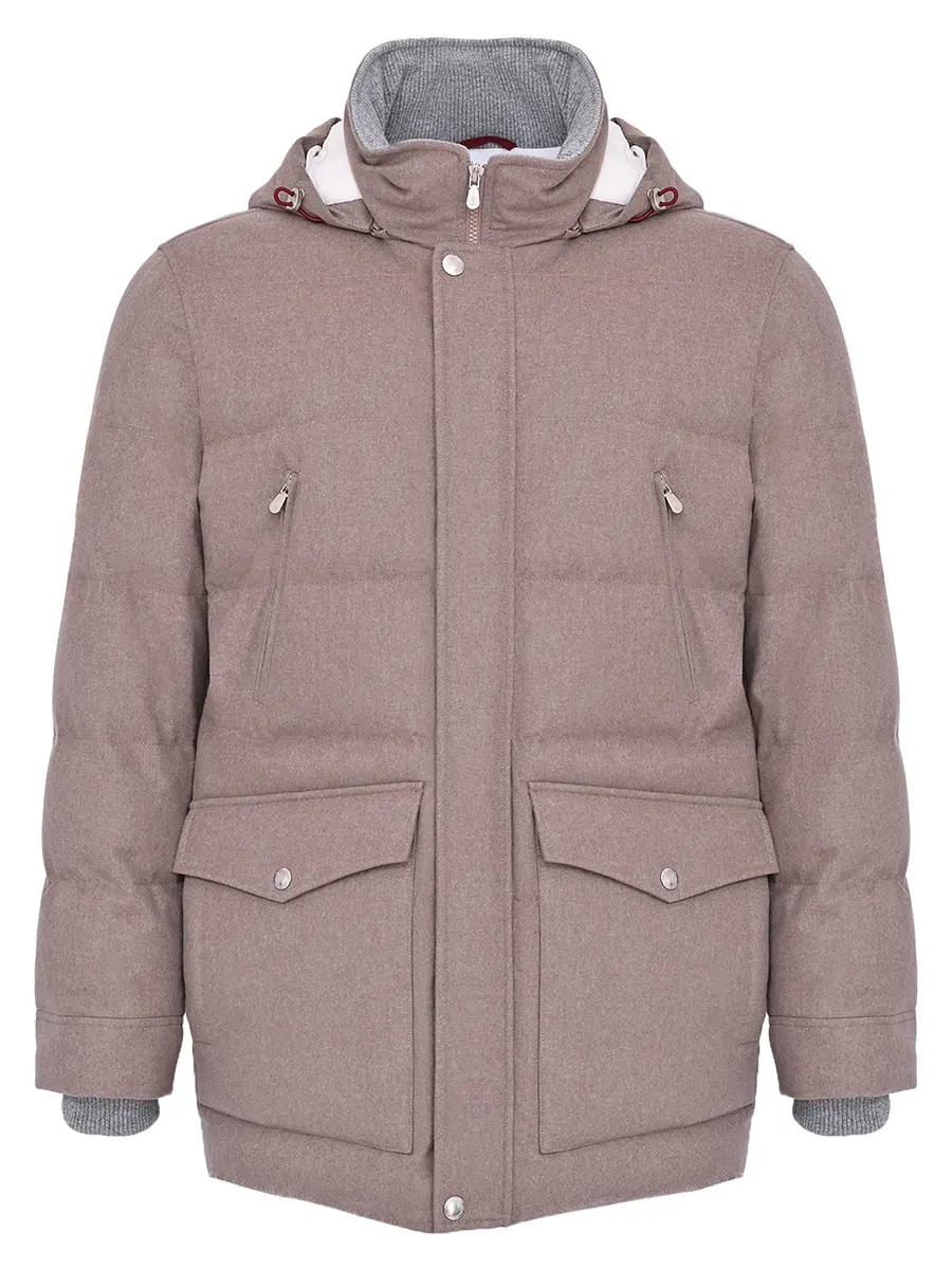 Пуховик шерстяной