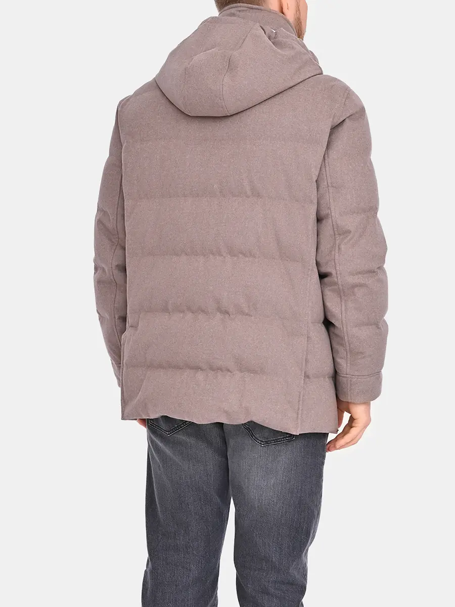 Пуховик шерстяной