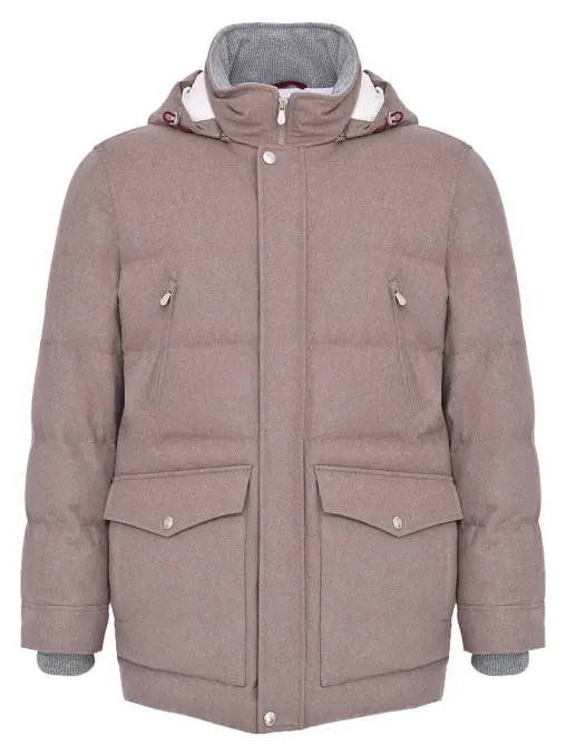 Пуховик шерстяной BRUNELLO CUCINELLI