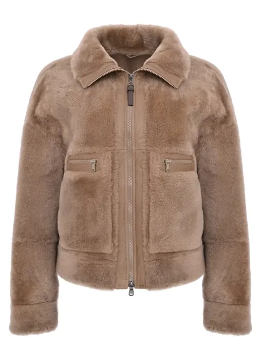 Куртка из овчины BRUNELLO CUCINELLI