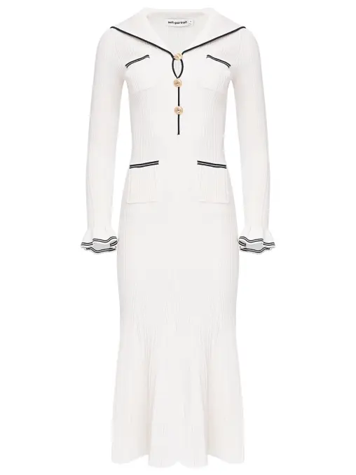 Платье из вискозы SELF-PORTRAIT