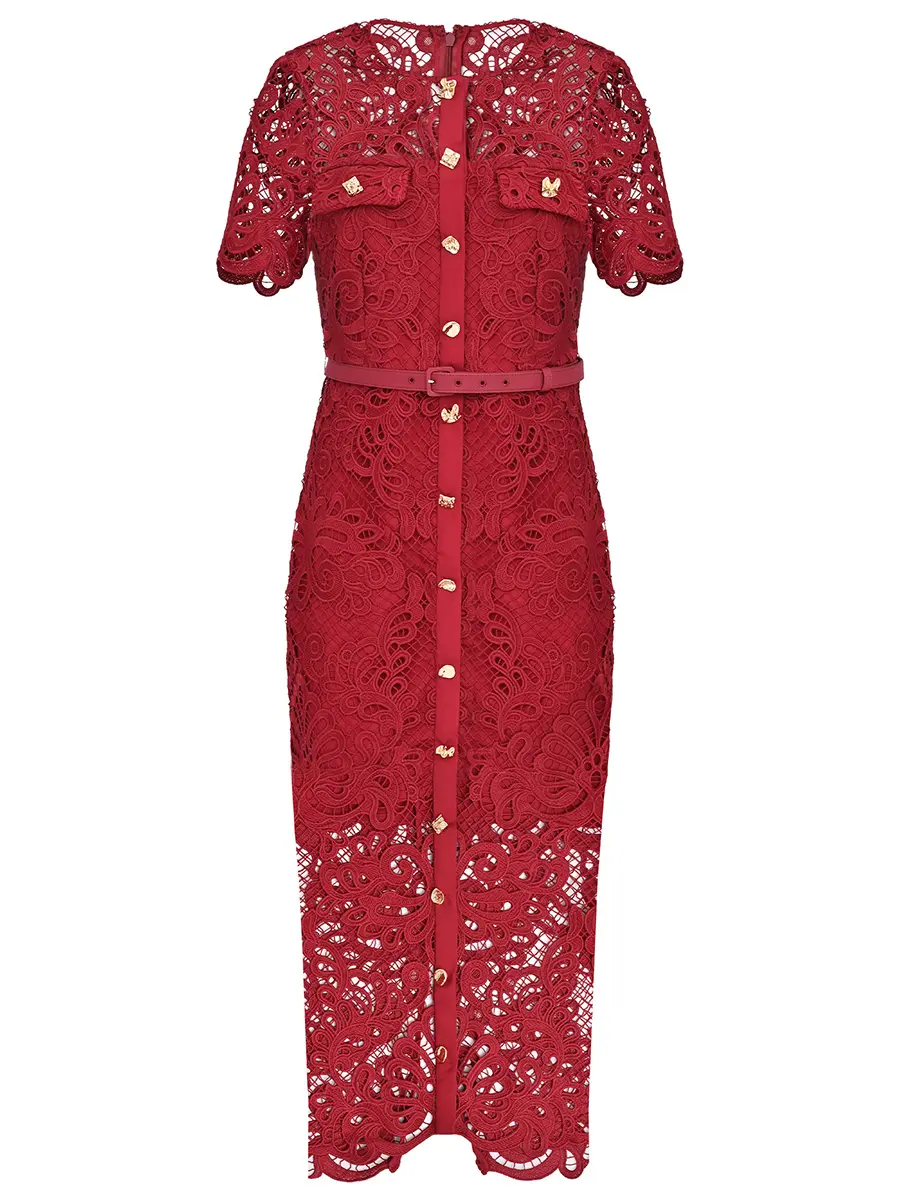 Платье кружевное