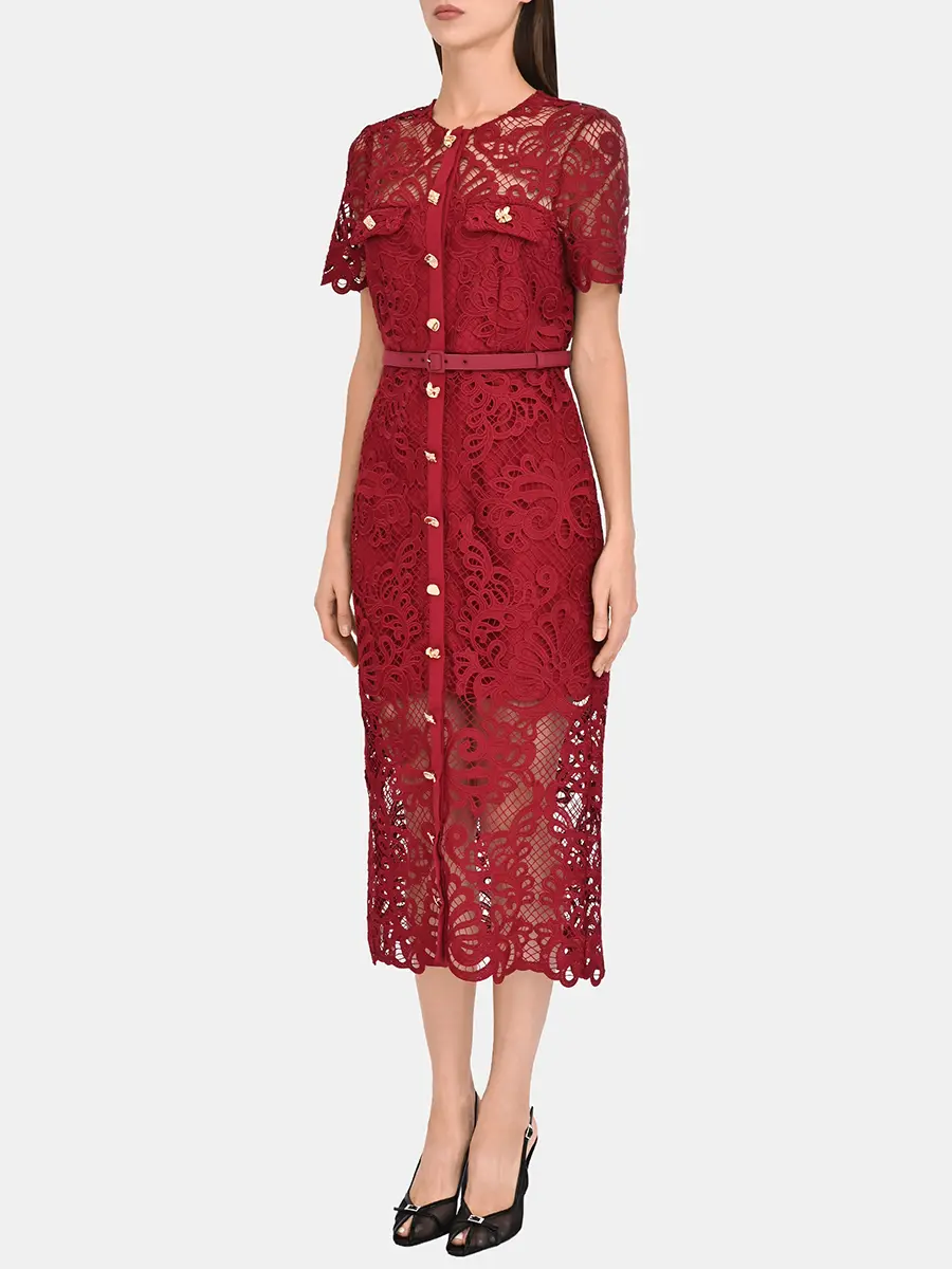 Платье кружевное