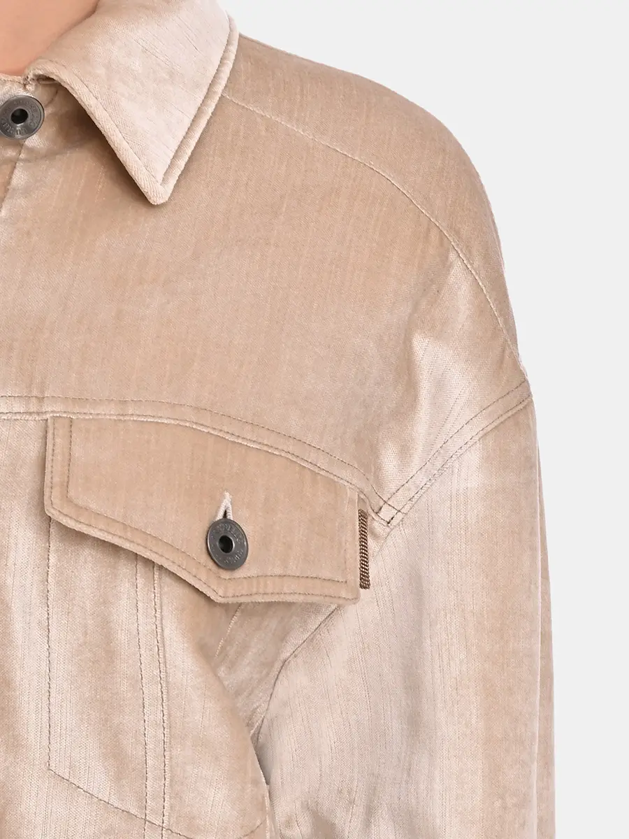 Куртка бархатная