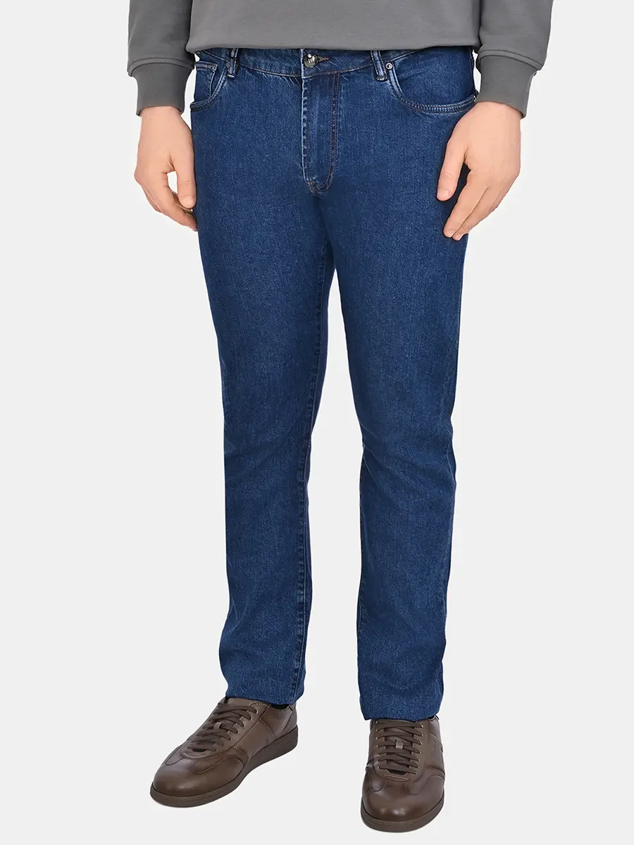 Джинсы однотонные