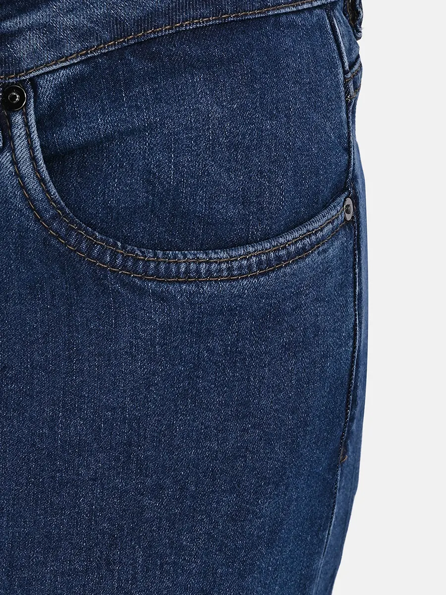 Джинсы однотонные