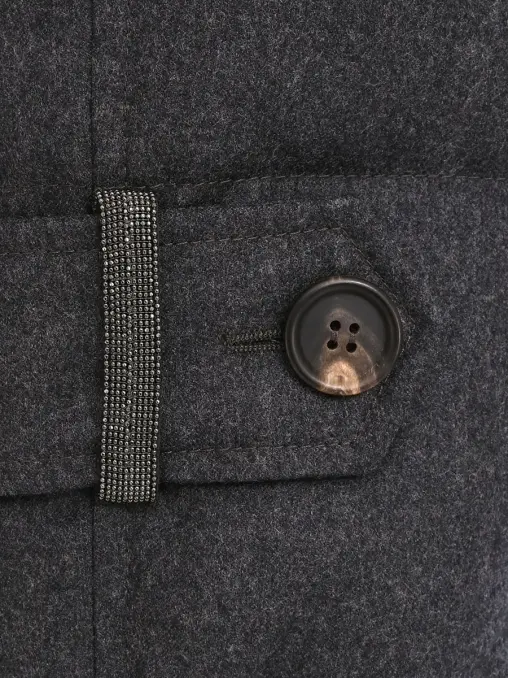 Пуховик шерстяной BRUNELLO CUCINELLI