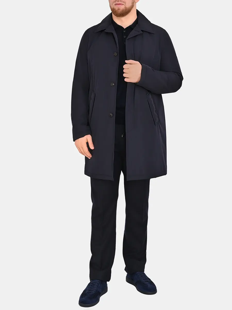 Плащ однотонный