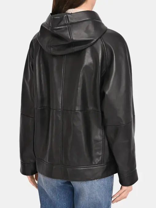 Куртка кожаная BRUNELLO CUCINELLI
