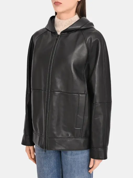 Куртка кожаная BRUNELLO CUCINELLI