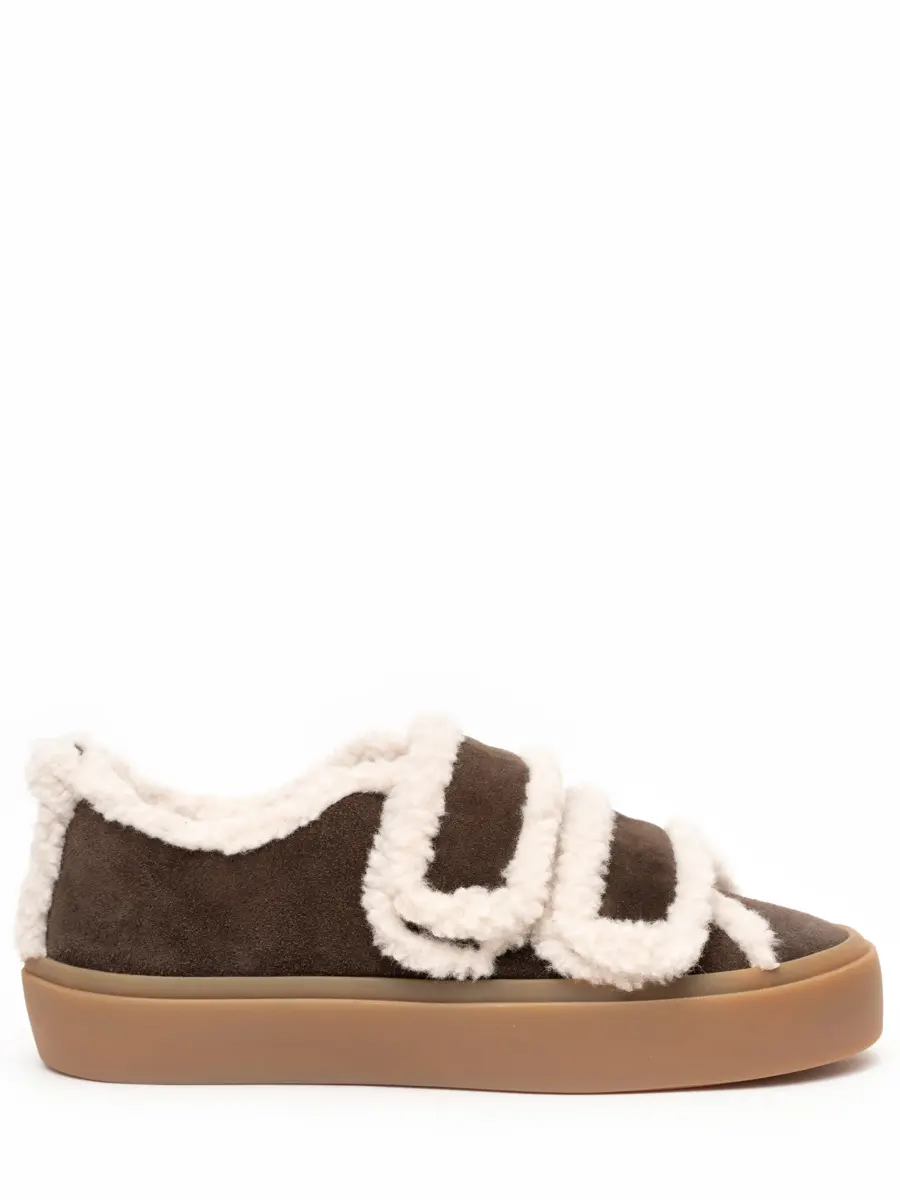 Кеды замшевые на меху