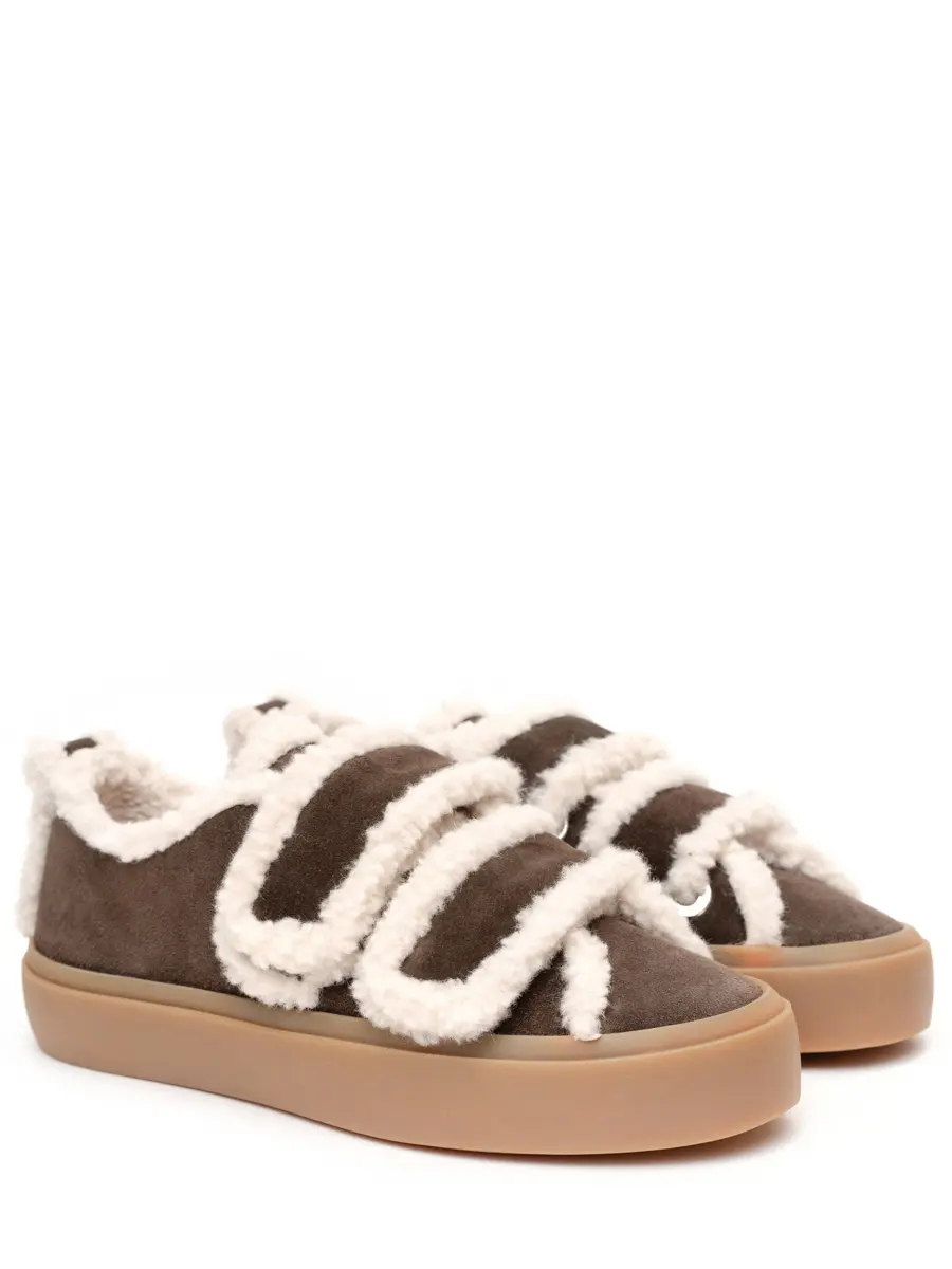 Кеды замшевые на меху