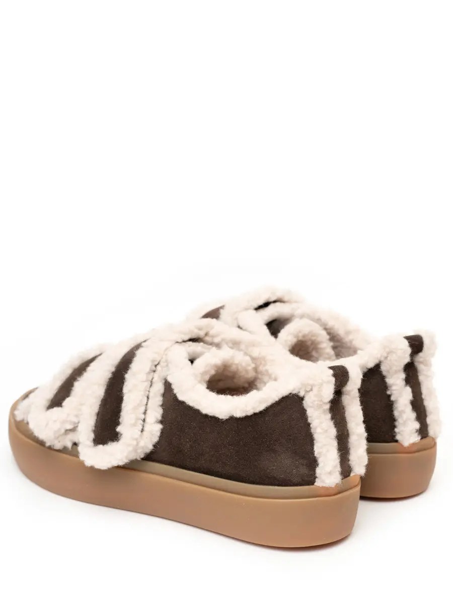 Кеды замшевые на меху