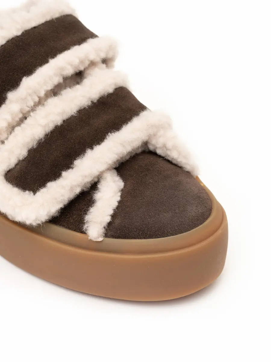 Кеды замшевые на меху