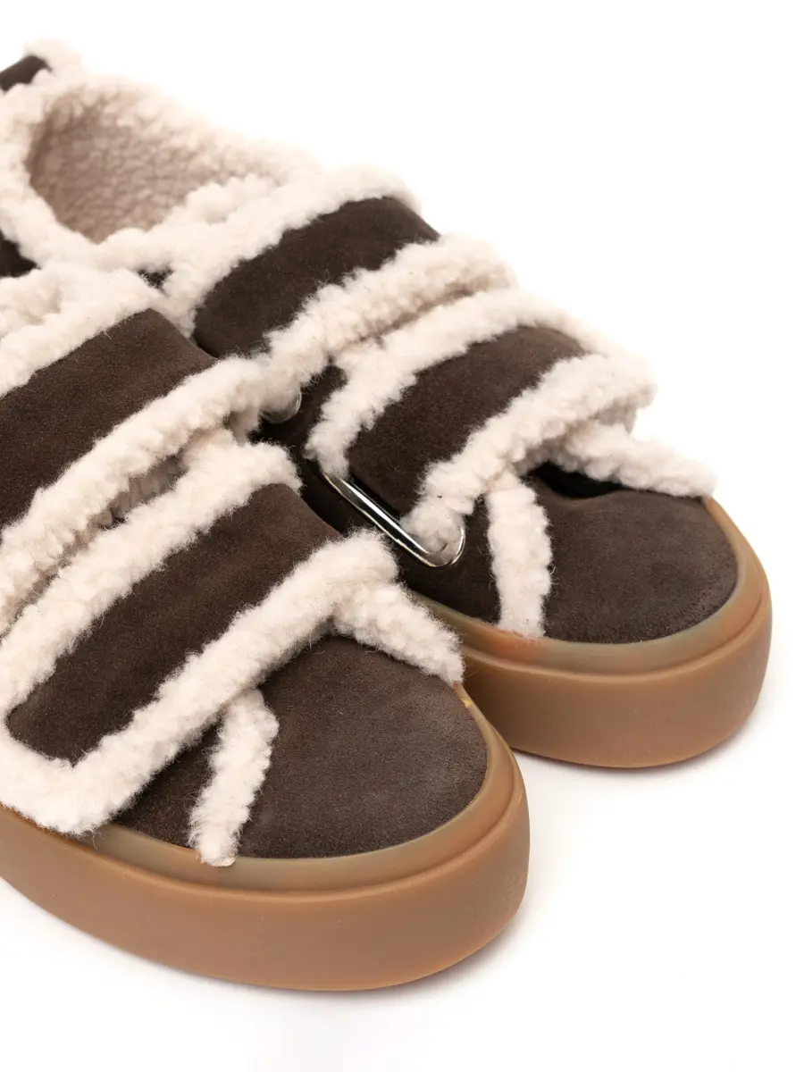 Кеды замшевые на меху