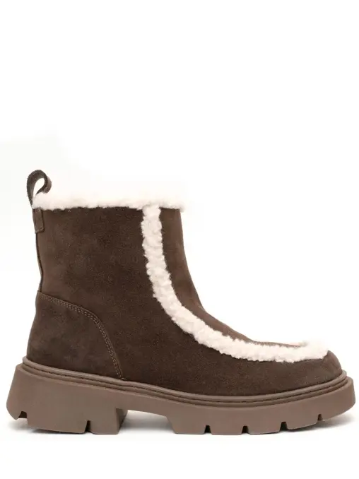 Ботинки замшевые на меху INUIKII